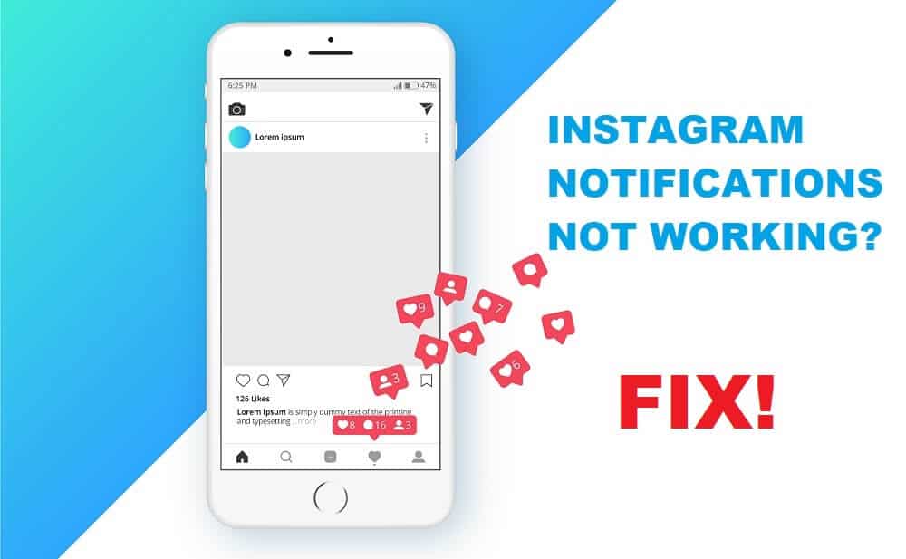 As notificações do Instagram não funcionam? Aqui estão 9 maneiras de consertar isso!