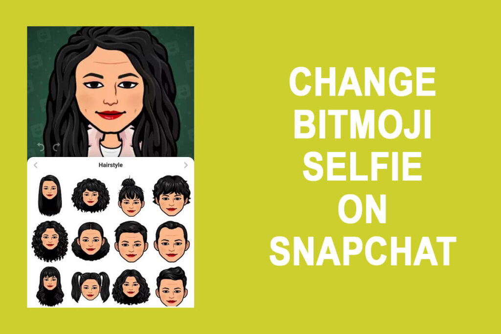 How to change bitmoji selfie on Snapchat