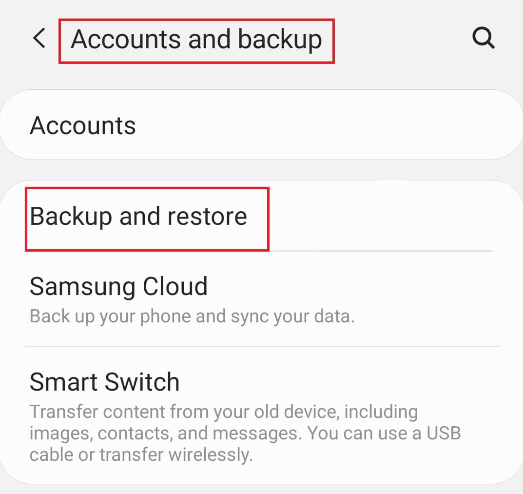 Backup and restore samsung note 8