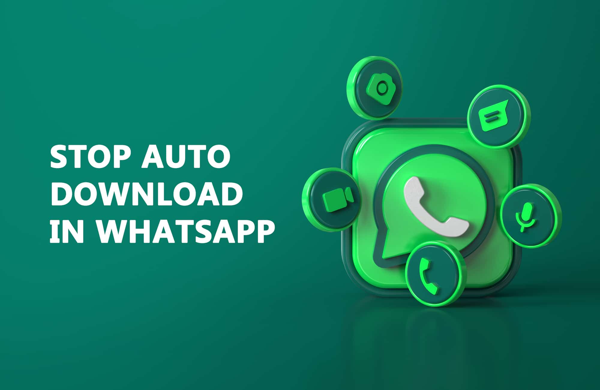How to Stop Auto Download in WhatsApp