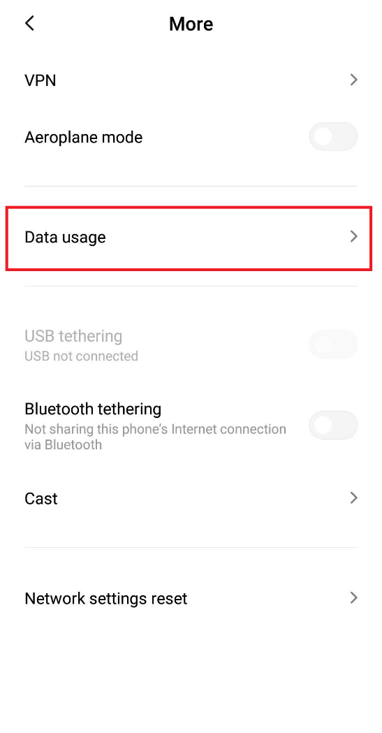 Tap the Data usage option. How to Check If Anyone Is Spying on Your Phone