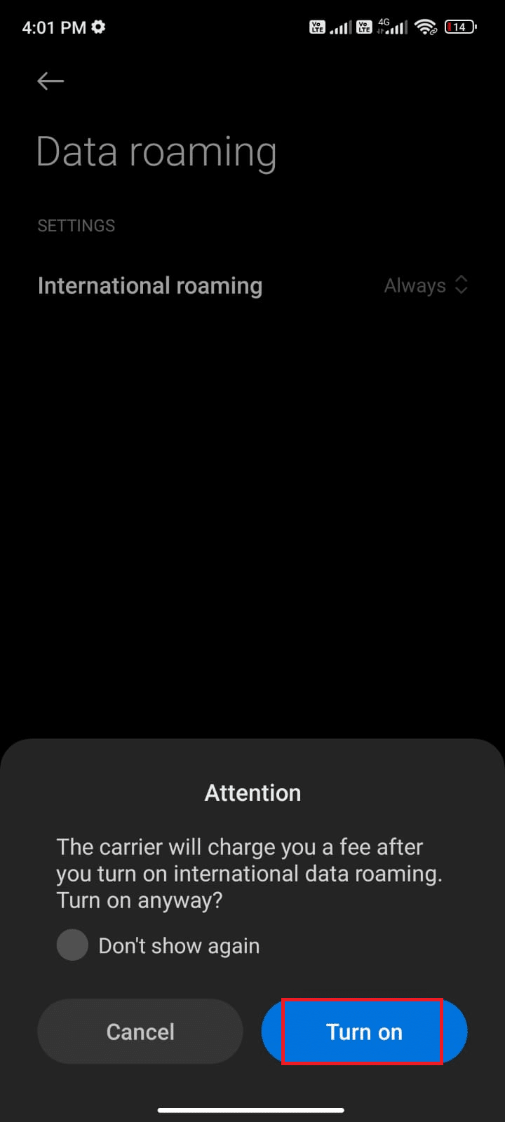 Turn on to confirm the prompt. Fix WhatsApp Status Not Showing