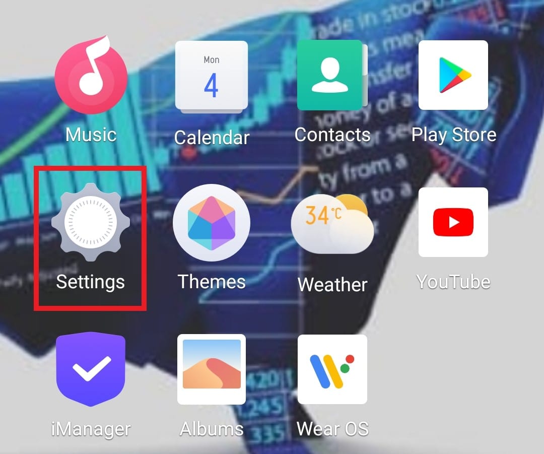 Open Settings. Fix Android Screen Flickering