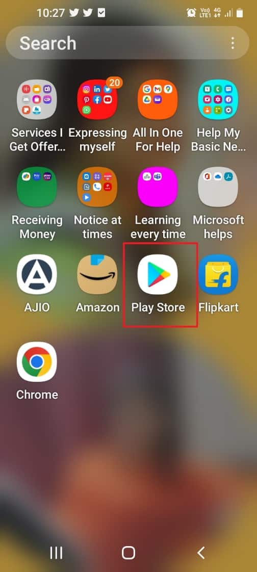 i-tap ang Play Store app