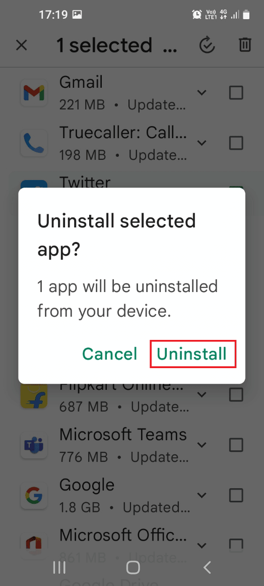 Tap on the Uninstall option. Fix Wyze Error Code 06