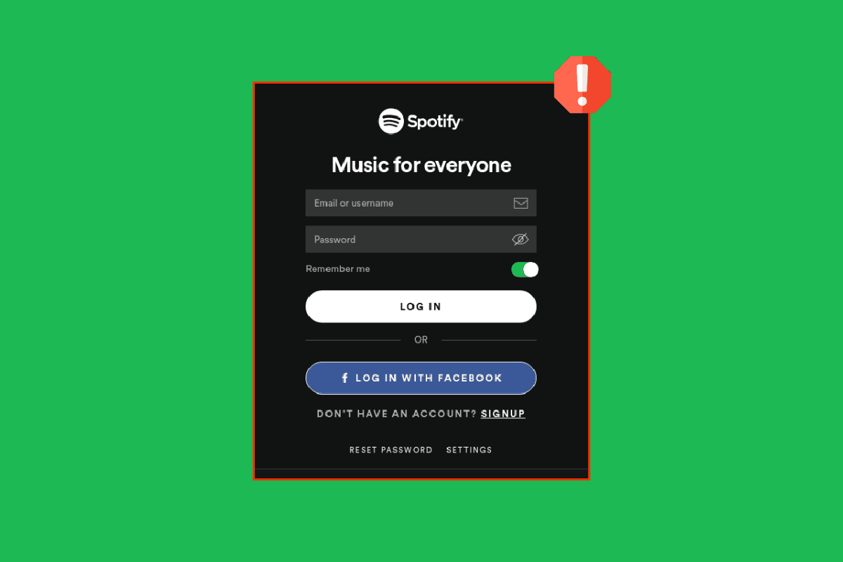 10 võimalust Spotify sisselogimisvea parandamiseks