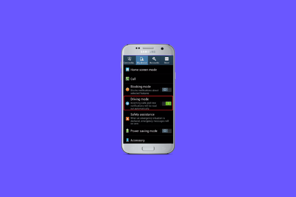 What is Samsung Driving Mode?