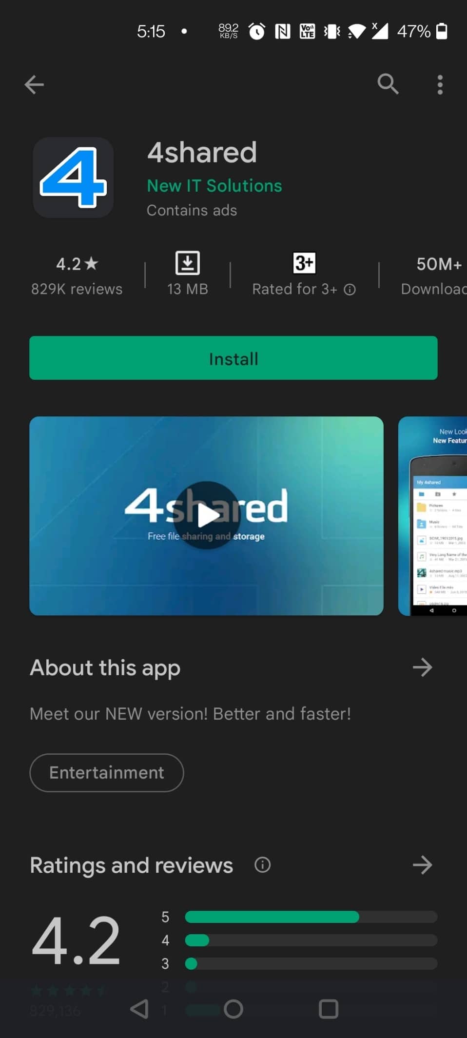 4shared. 14 найкращих програм Android для безкоштовного завантаження платних програм