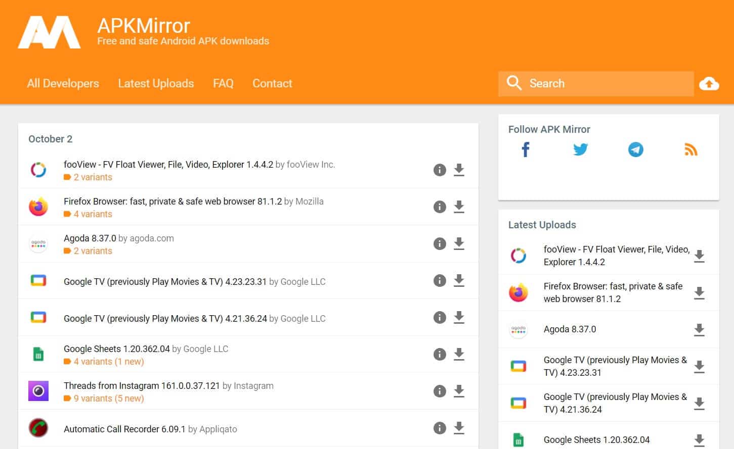 APK Mirror | Best Google Play Store Alternatives