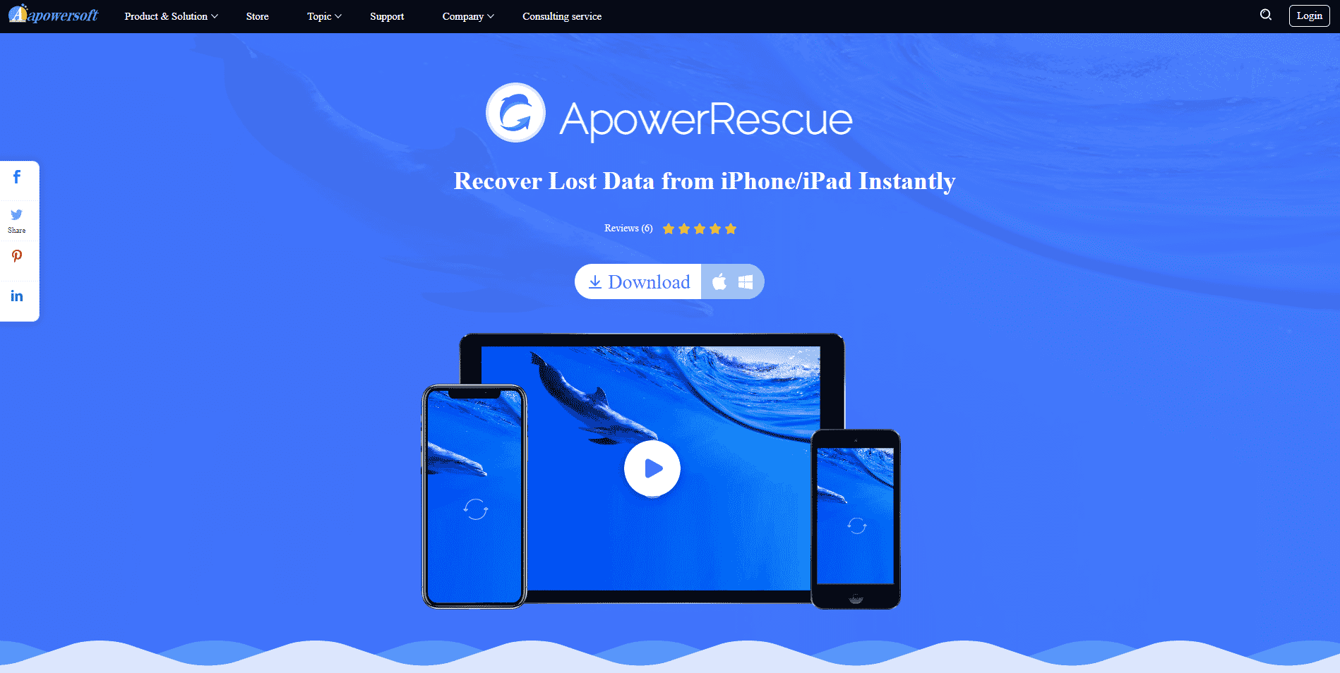 APowerRescue hjemmeside