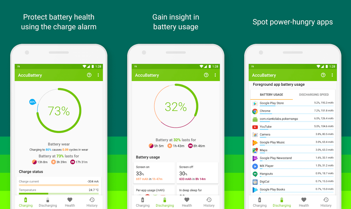AccuBattery — najlepsze aplikacje oszczędzające baterię na Androida