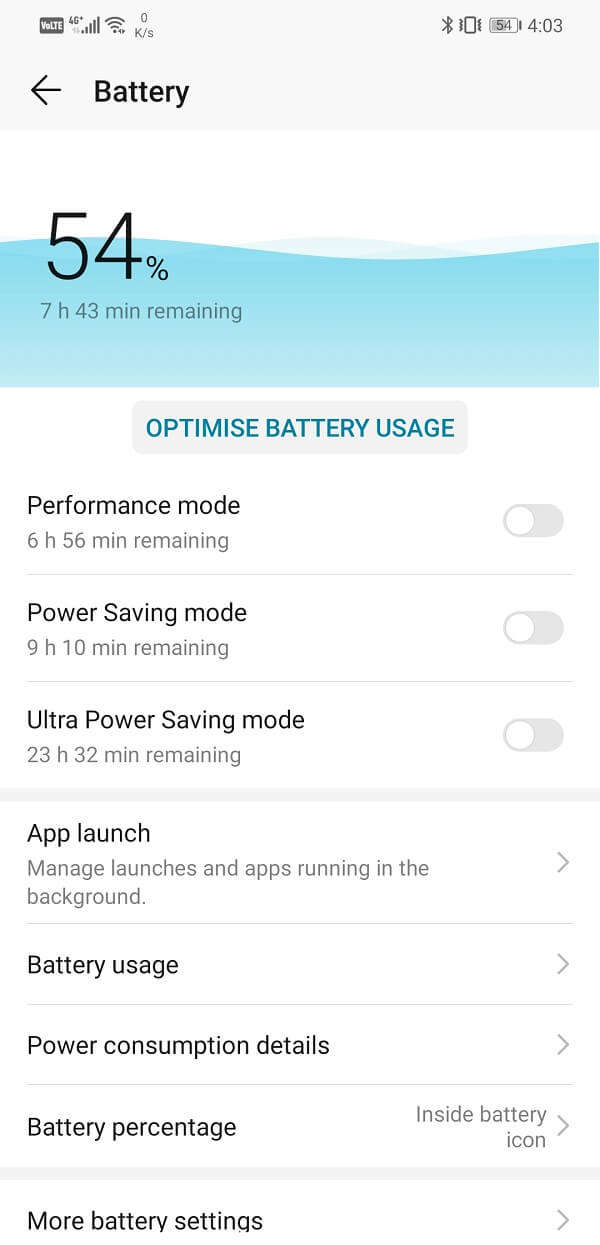 Android devices come with an in-built optimizer or battery saver tool | Fix Problem Loading Widget on Android