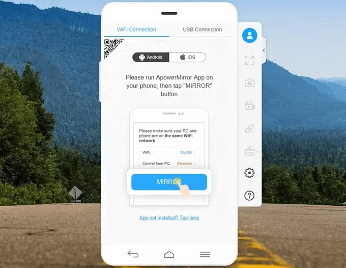 Зеркало Apower | Лучшие приложения для удаленного управления телефоном Android