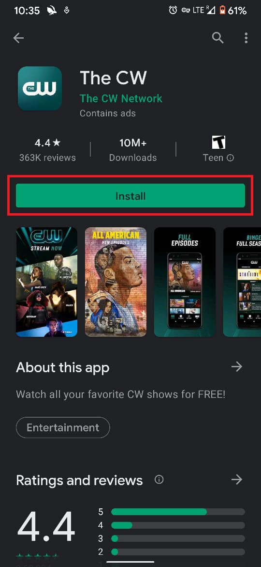 App should now be available for download