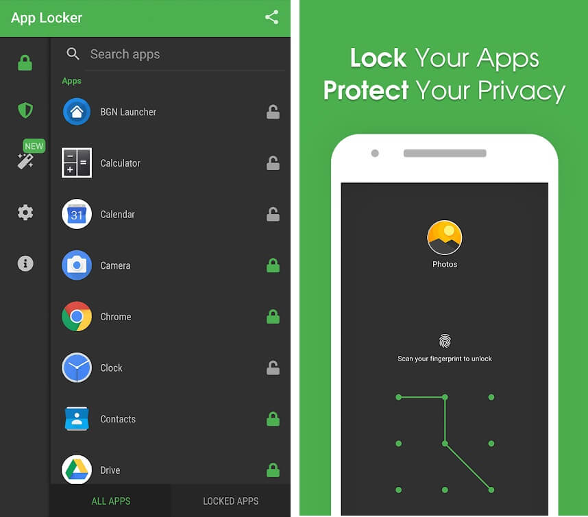 Applocker, by BGN Mobile | Best App Lockers for Android (2020)