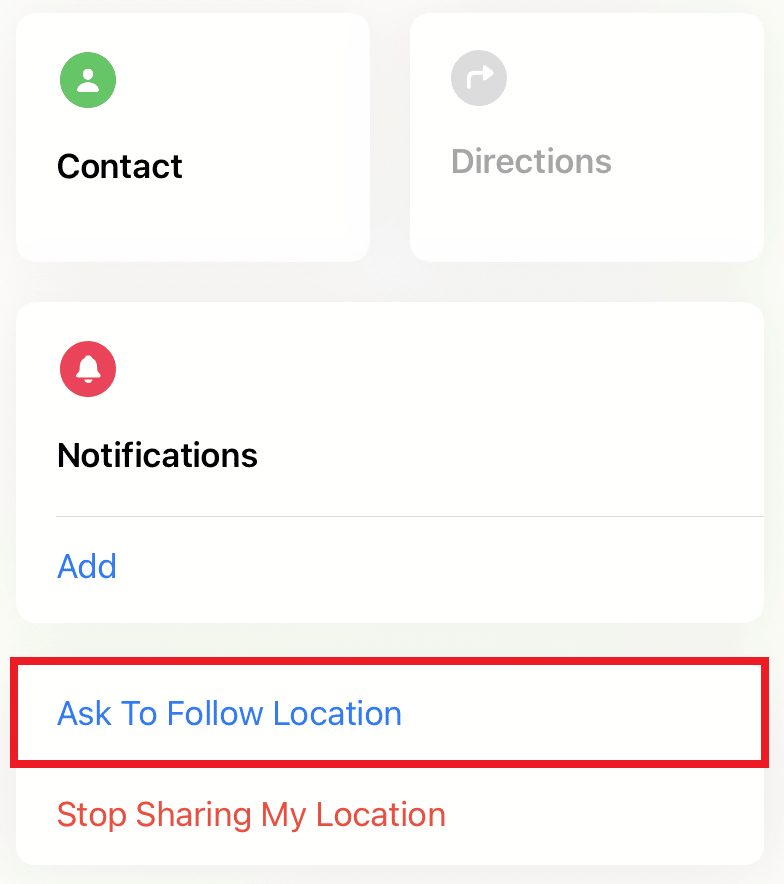 Ask To Follow Location | How to Check Someone’s Location on iPhone