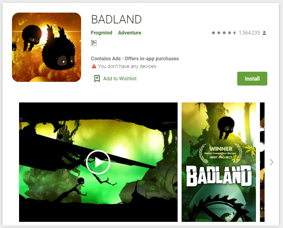 BADLAND Offline Games For Android