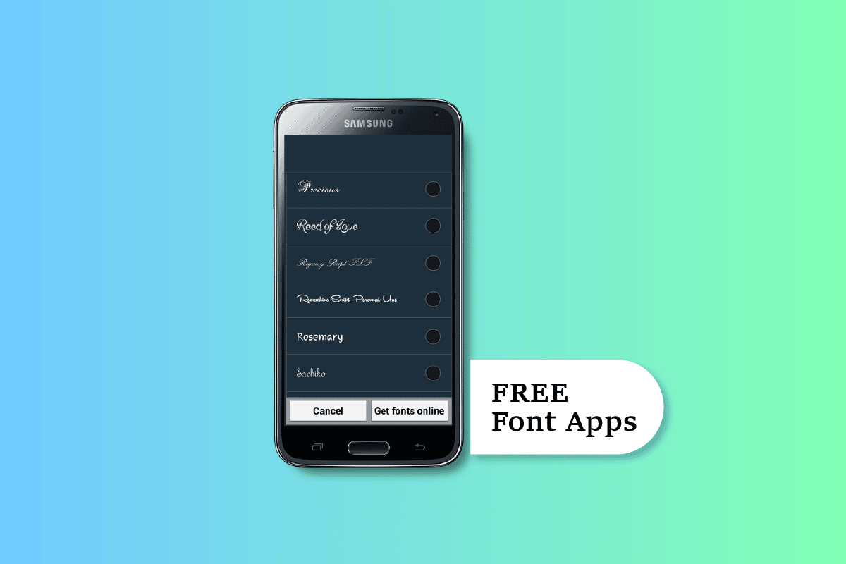 17 labākās bezmaksas fontu lietotnes Android viedtālruņu lietotājiem