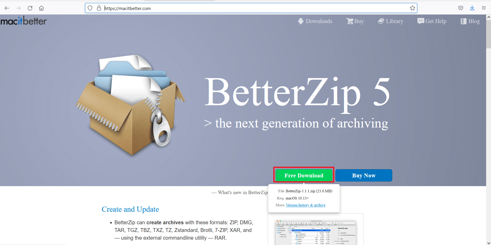 Better Zip 5 for Mac. 