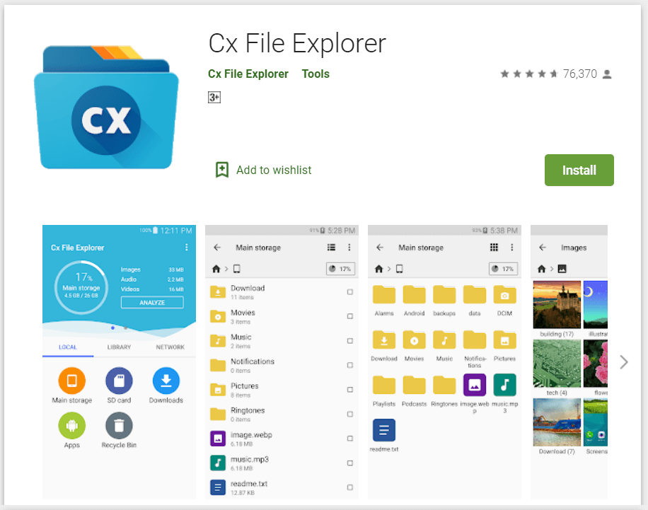 CX File Explorer