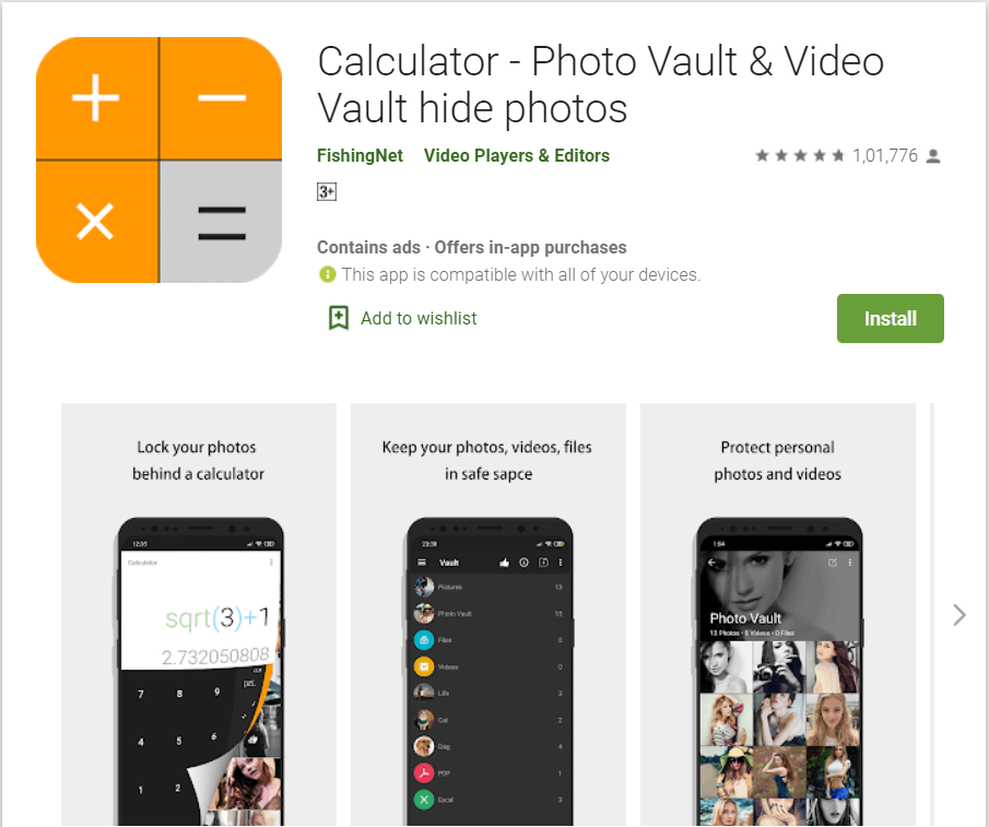 Calculator | Hiding Apps and Data