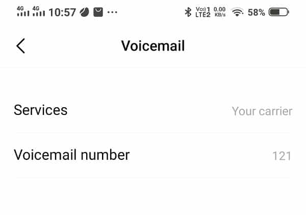 Check and set your voicemail number