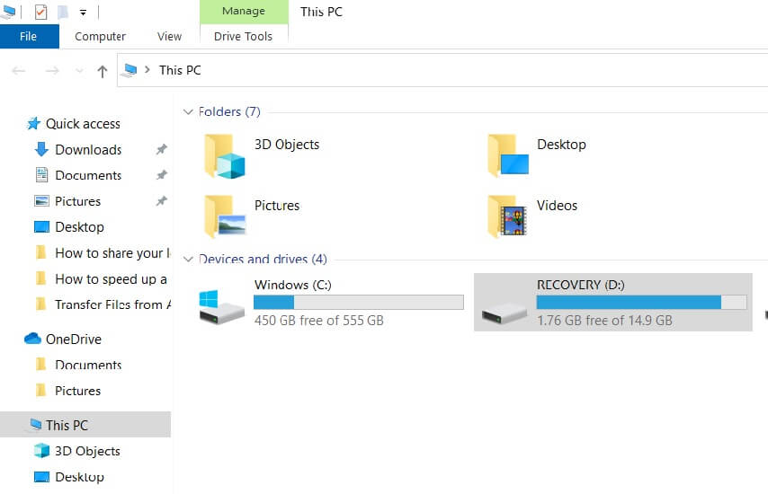 Check what letter is assigned to your USB flash drive | The file is too large for the destination file system [SOLVED]