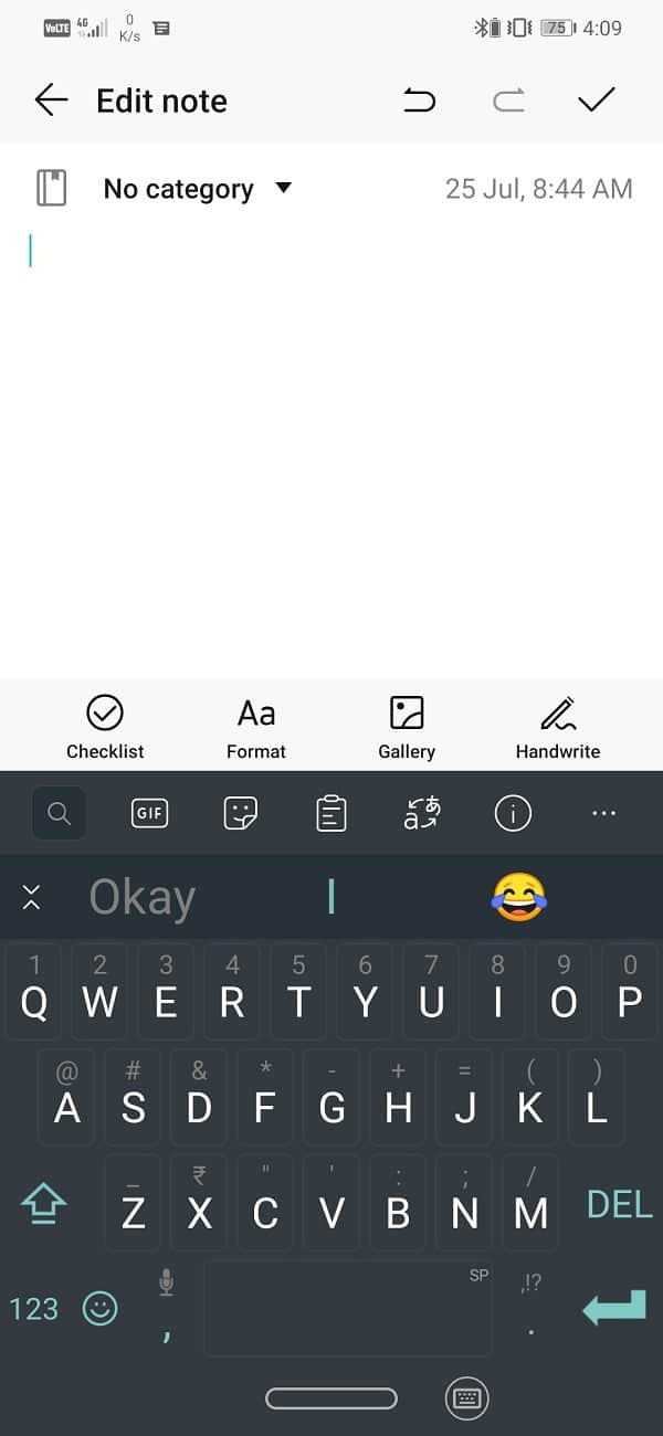 Check whether or not the default keyboard has been updated or not
