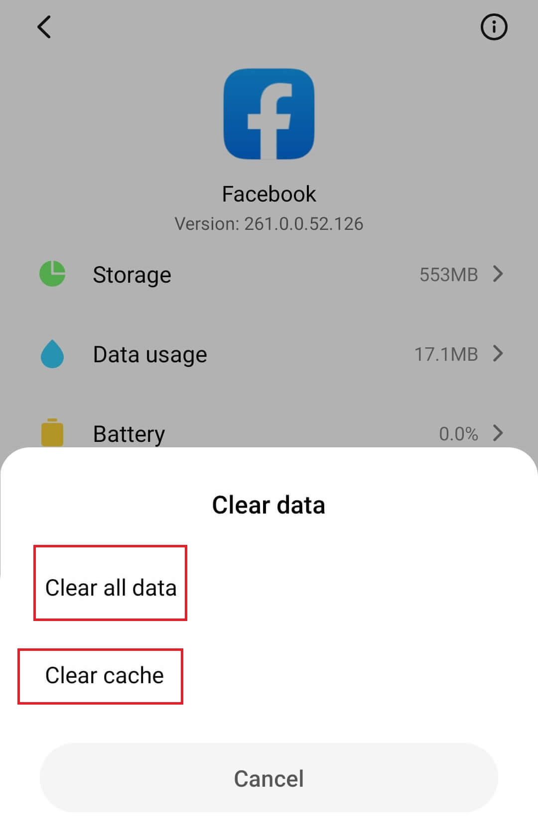 Clear catch and Data