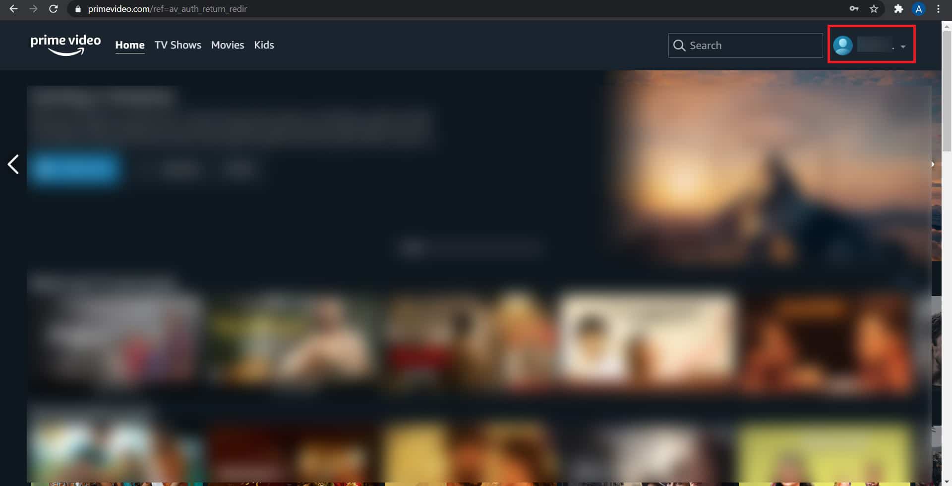 Click on the name of the profile to reveal further settings. | How to set up Amazon Prime Video PIN