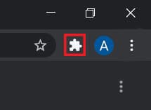 Kliknij na ikonę puzzli w prawym górnym rogu | Napraw nieobsługiwane źródło Chromecasta