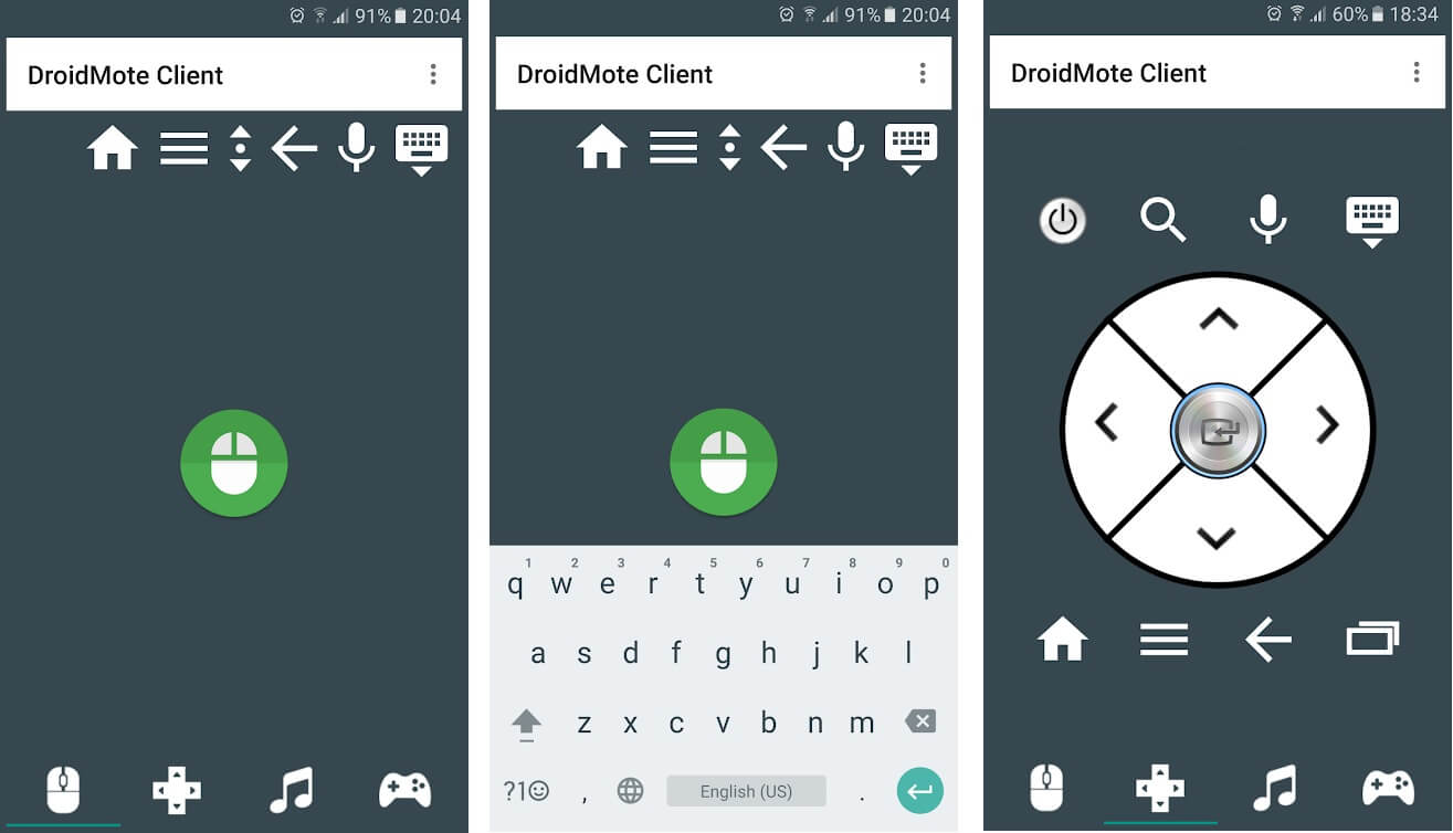 Droid Mote | Best Android Apps to Control PC from your Smartphone