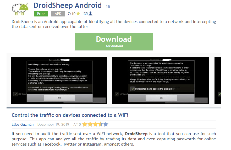 DroidSheep. Top 27 Best Illegal Android Apps Not on Play Store