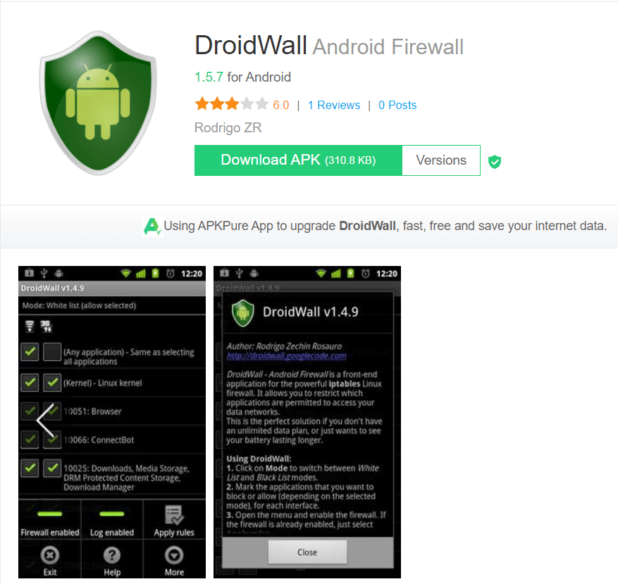 Droidwall
