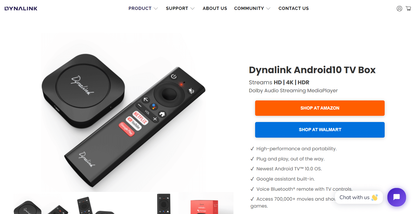 Dynalink android TV box