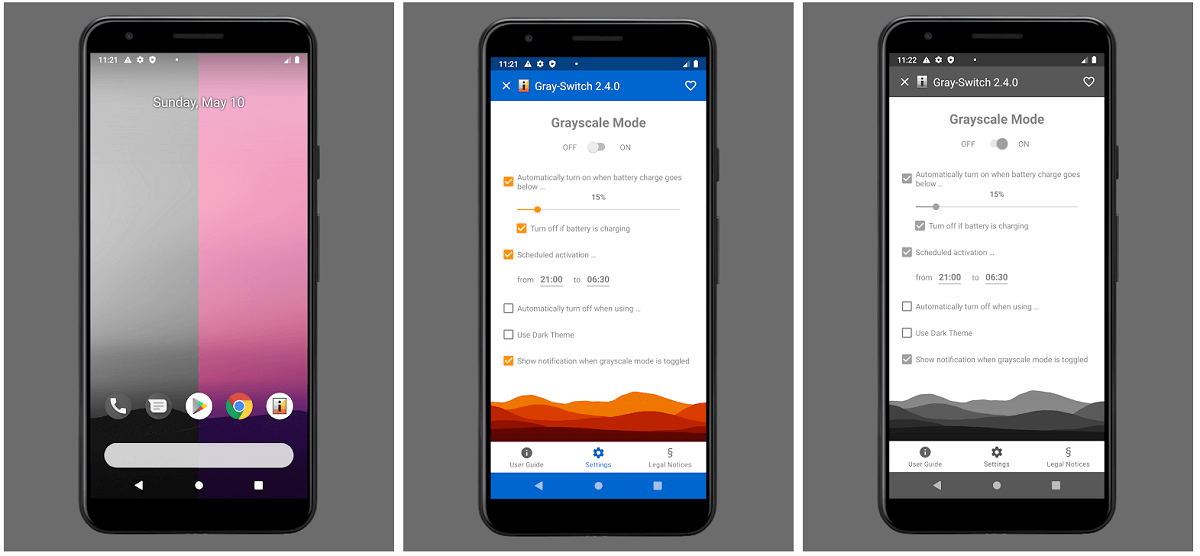 Enable Grayscale Mode on Older Android Devices