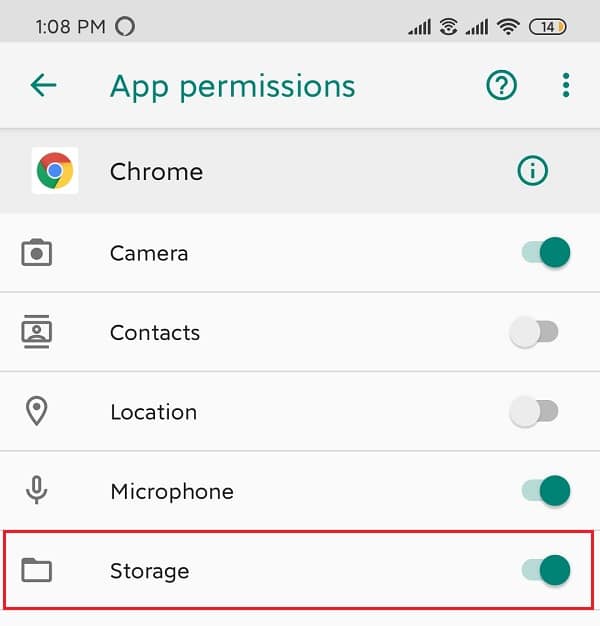 Enable storage permission | Fix Chrome Needs Storage Access Error on Android