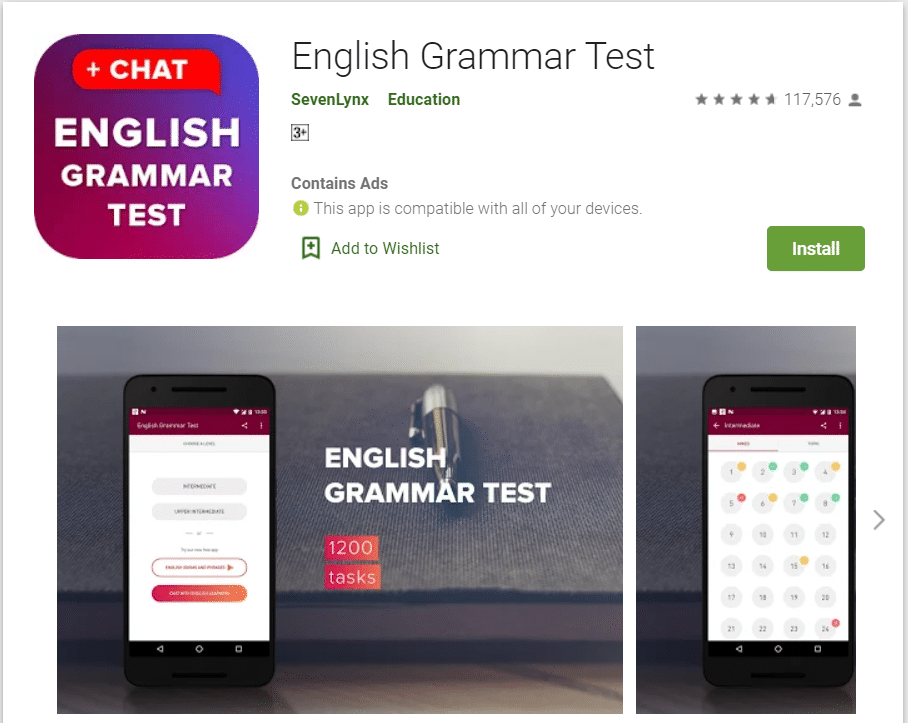 English Grammer Test | Top Grammar Apps for Android in 2020