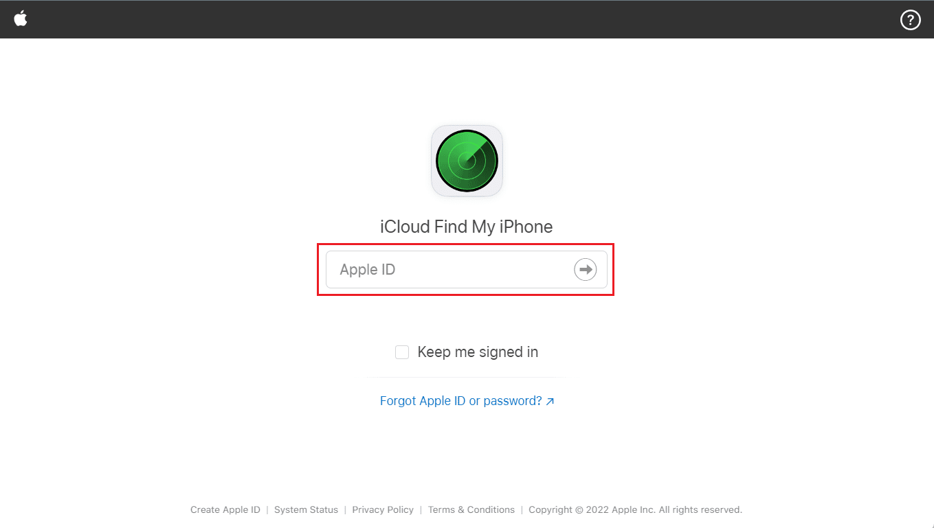 Enter your Apple ID and Password to Sign In