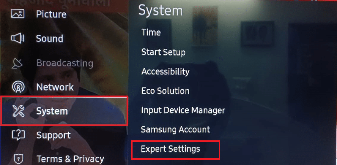Expert Settings System Settings Samsung TV | How to Fix Samsung TV Wi-Fi Connection Issues