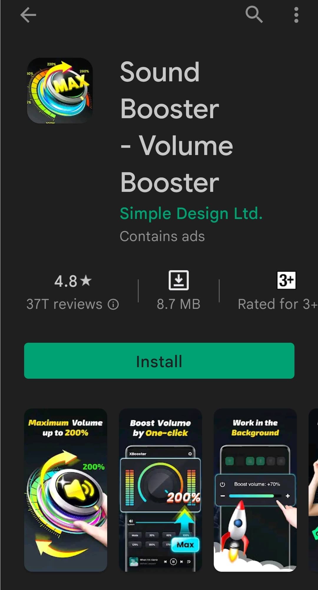 Extra Volume Booster