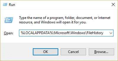 FileHistory in local App Data folder