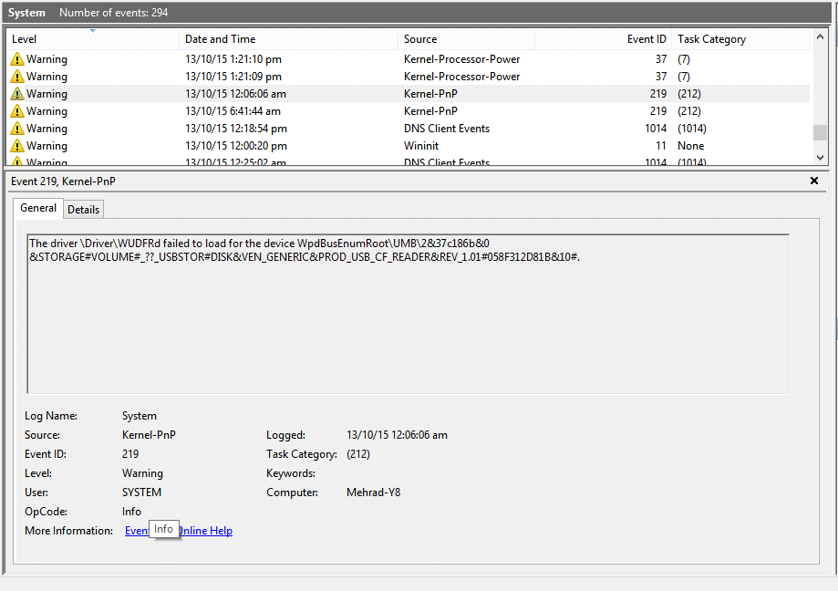Fix Driver WUDFRd failed to load