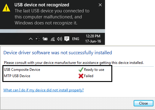 Коригирайте USB устройството, което не работи в Windows 10 [РЕШЕНО]