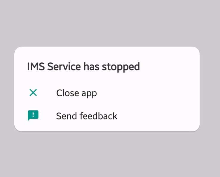 Fix Unfortunately IMS Service Has Stopped