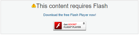 Tuzatish Adobe Flash Player-ni yangilashingiz kerak