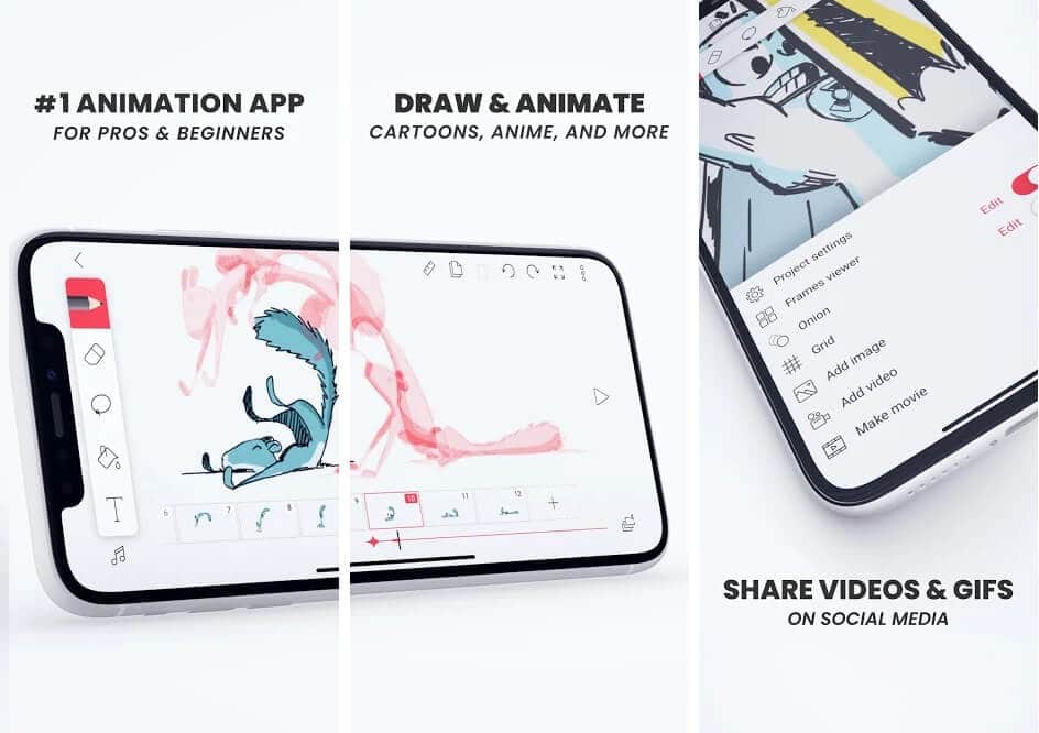 FlipaClip | 19 Best Apps to Cartoon yourself for Android and iOS Users