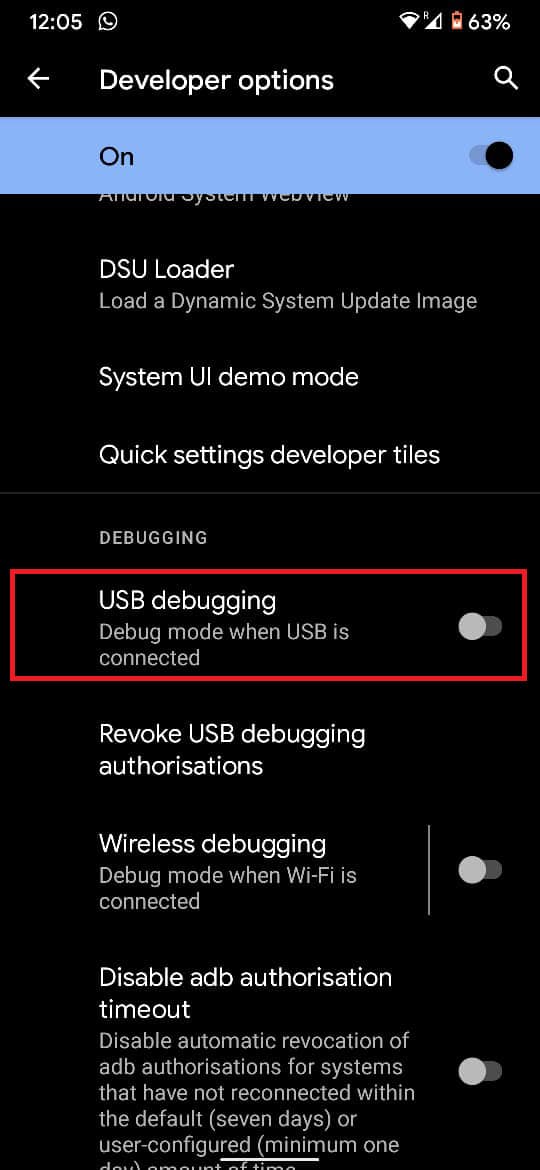 From the developer options list, find USB debugging and OEM unlock | How to Unlock Bootloader Via Fastboot on Android