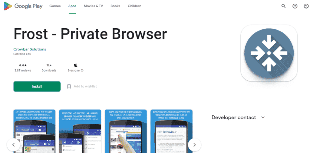 Frost Private Browser