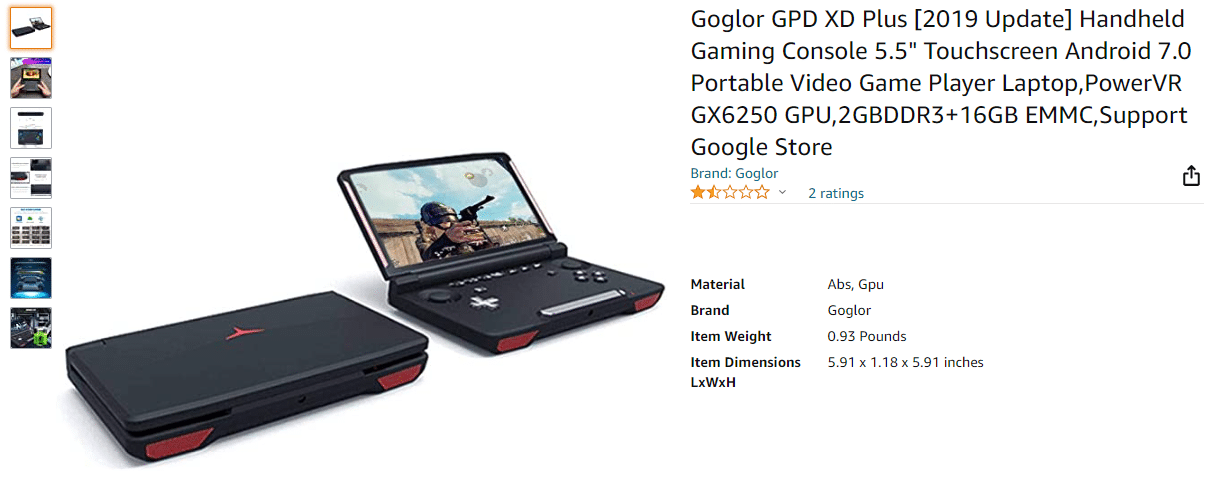 Goglor GPD Android Console amazon site. Best Android Gaming Console
